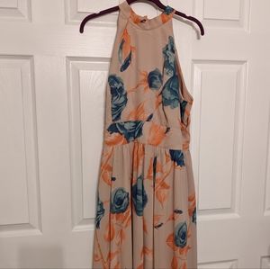 Dusty Rose print Dress